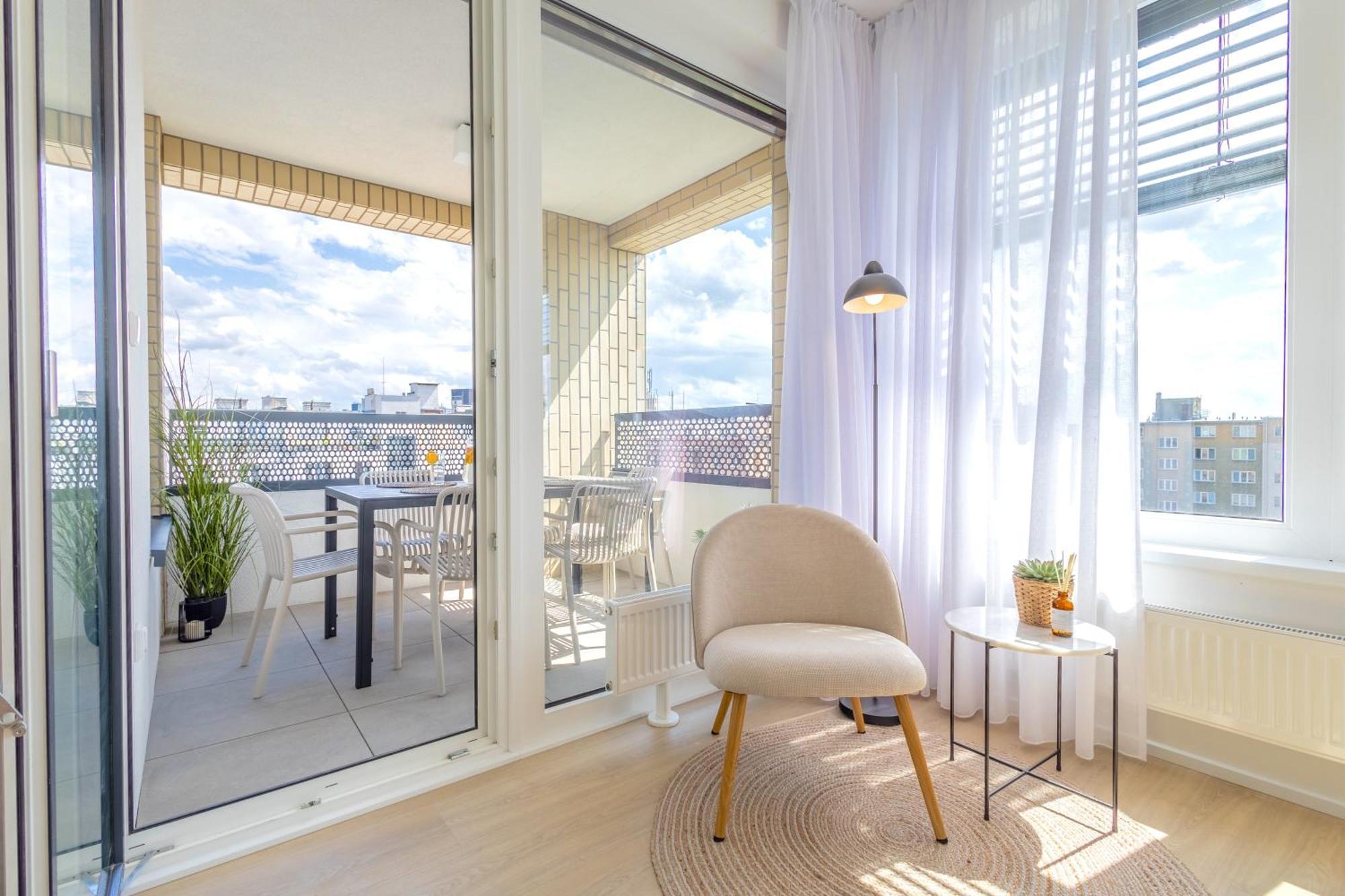 Bright 2Br - 4Th Floor, Balcony, Free Parking By Gravity Prague Leilighet Eksteriør bilde